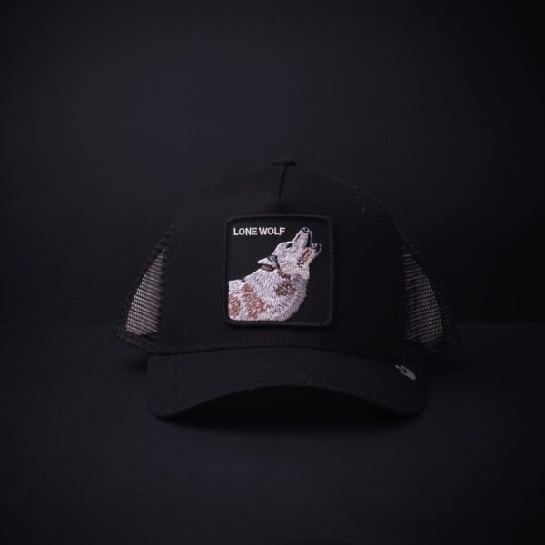 Gorra Goorin Bros Trucker Lone Wolf Negra