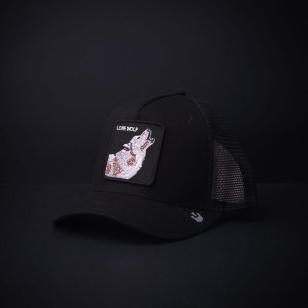 Gorra Goorin Bros Trucker Lone Wolf Negra