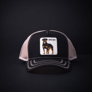 memoria 2-1488 Gorra Goorin Bros Trucker Bad Boy Negro/Beige