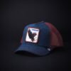 Gorra Goorin Bros Trucker Freedom Azul Mezclilla/Guindo