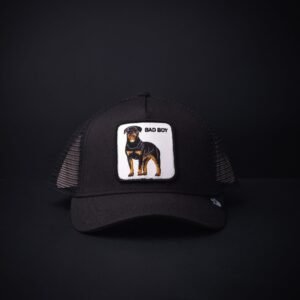 memoria 2-1500 Gorra Goorin Bros Trucker Bad Boy Negra