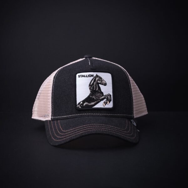 Gorra Goorin Bros Trucker Stallion Mezclilla Negra