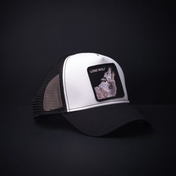 Gorra Goorin Bros Trucker Lone Wolf Blanco/Negro