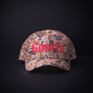 memoria 2-1524 Gorra Goorin Bros Trucker Letras Goorin Rojas Camuflaje