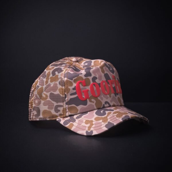 Gorra Goorin Bros Trucker Letras Goorin Rojas Camuflaje