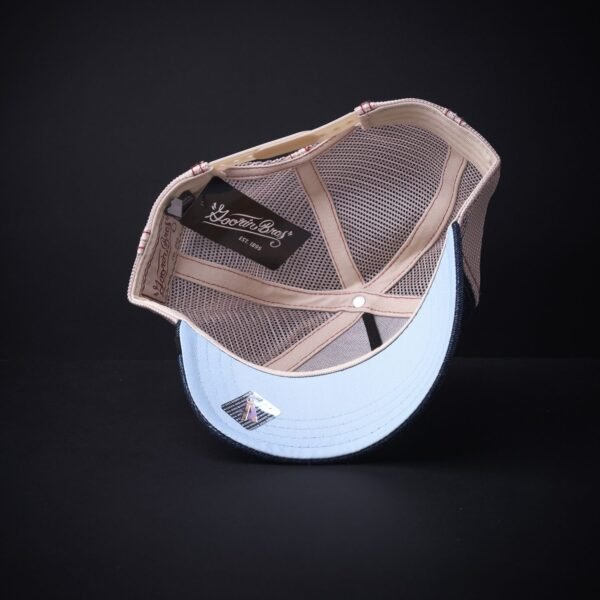 Gorra Goorin Bros Trucker Bandit Mezclilla Azul/Beige