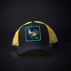 memoria 2-1536 Gorras Goorin Bros Trucker Cock Negro/Amarillo