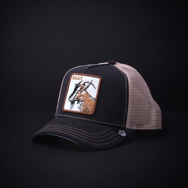 Gorra Goorin Bros Trucker Goat Mezclilla Negra