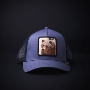 memoria 2-1563 Gorra Goorin Bros Trucker Bear Azul