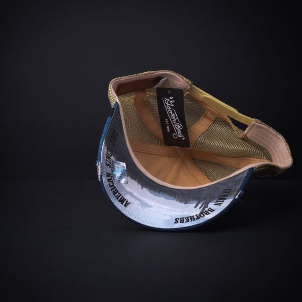 Gorras Goorin Bros Trucker Ride Or Die Mezclilla Azul/Beige