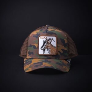 memoria 2-1590 Gorra Goorin Bros Trucker Goat Camuflajiada