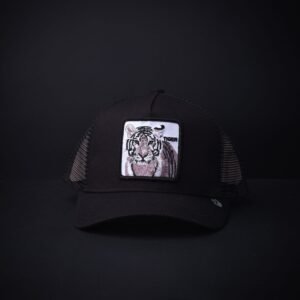 Gorra Goorin Bros Trucker Tiger Negra