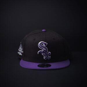 memoria 2-160 Gorra New Era 9Fifty Chicago White Sox Snapback Color Negra/Morado