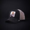 Gorra Goorin Bros Trucker Boss Mezclilla Negra/Beige