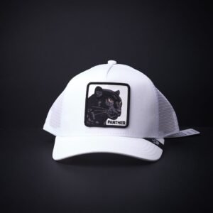 memoria 2-1623 Gorra Goorin Bros Trucker Panther Blanca