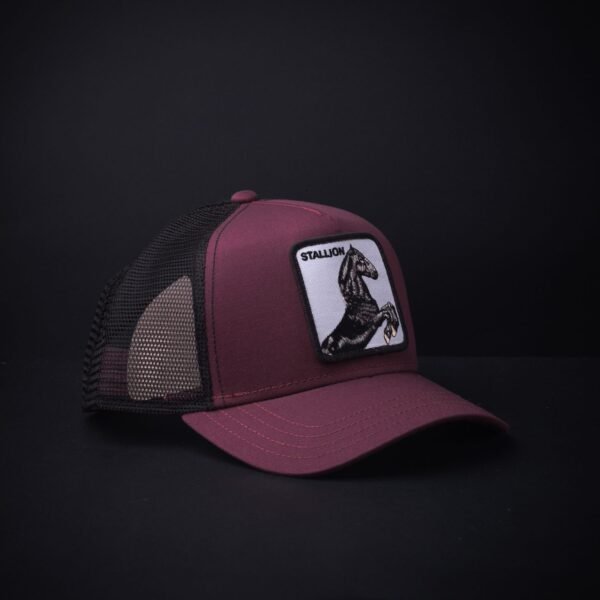 Gorra Goorin Bros Trucker Stallion Guinda/Negra