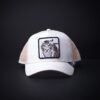 Gorra Goorin Bros Trucker Tiger Piel Blanca