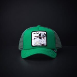 memoria 2-1679 Gorra Goorin Bros Trucker Niño Playful Verde