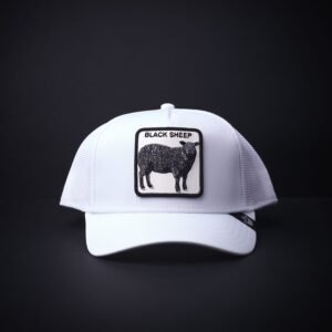 memoria 2-1685 Gorra Goorin Bros Trucker Black Sheep  Blanca