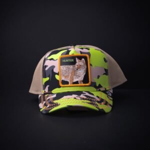 memoria 2-1694 Gorra Goorin Bros Trucker Hunter Verde Camuflajiada