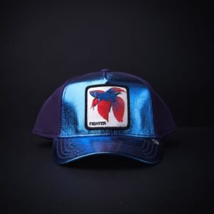 memoria 2-1703 Gorra Goorin Bros Trucker Fighter Azul