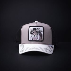 memoria 2-1709 Gorra Goorin Bros Trucker Tiger  Gris