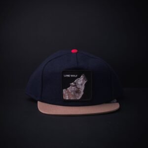 memoria 2-1715 Gorra Goorn Bros Planas Trucker Lone Wolf Azul/Beige