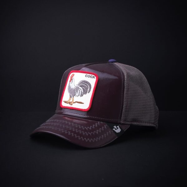 Gorra Goorin Bros Trocker Cock Charol Berenjena