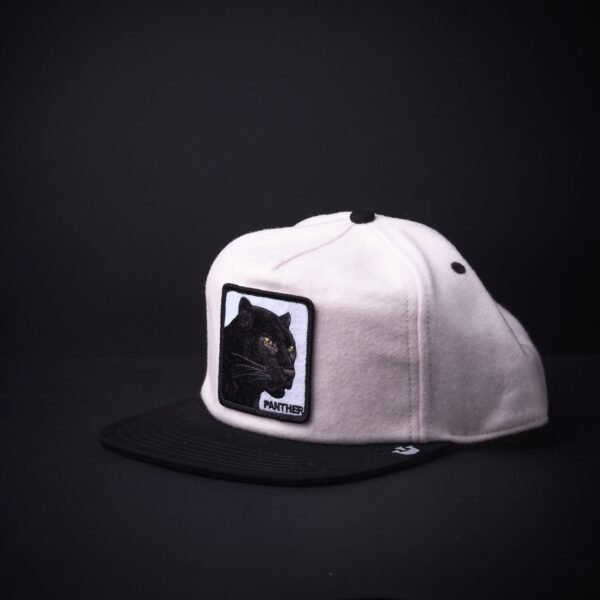 Gorra Goorin Bros Panther Plana Blanco/Negro