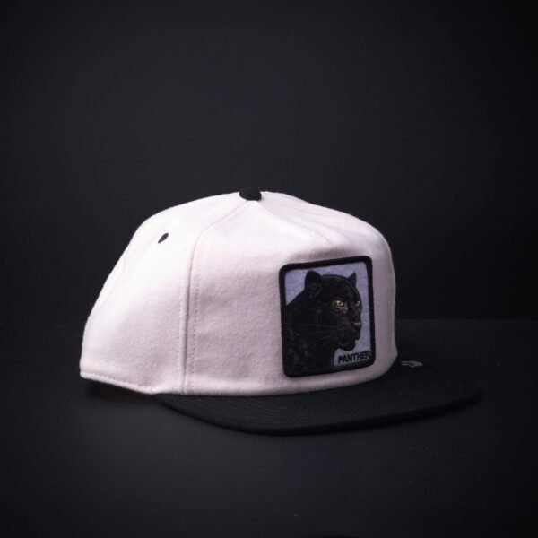 Gorra Goorin Bros Panther Plana Blanco/Negro
