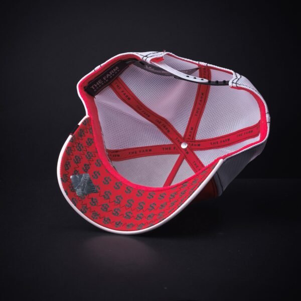 Gorra Goorin Bros Trucker Cash Charol Roja/Blanco