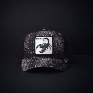 memoria 2-1804 Gorra Goorin Bros Trucker Deadly  Negra