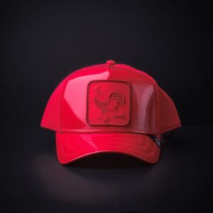 memoria 2-1820 Gorra Goorin Bros Trucker Cock Charol  Roja