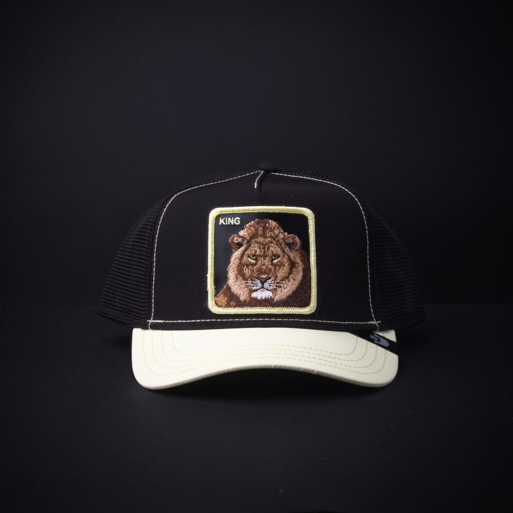 Gorra Goorin Bros King Antireflejante Negra /Verde Fosf