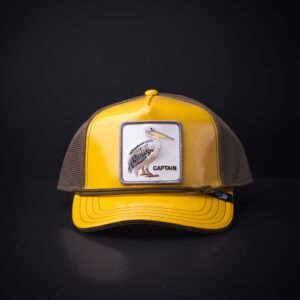 memoria 2-1833 Gorra Goorin Bros Trucker Captain Amarilla