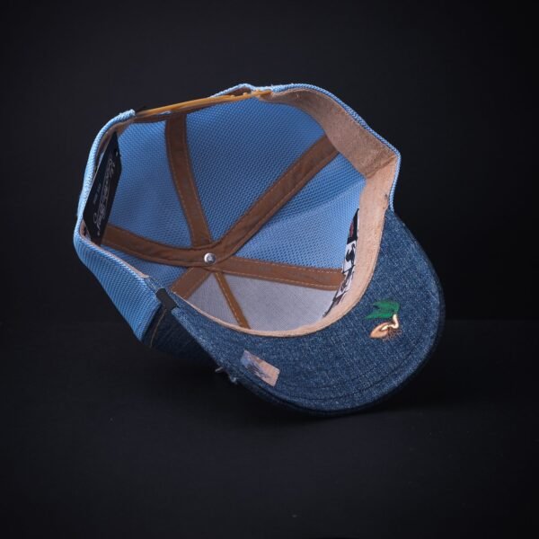 Gorra Goorin Bros Trucker Goat Azul mezclilla