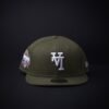 Gorra New Era 9Fifty Los Ángeles Snapback Color Verde Olivo