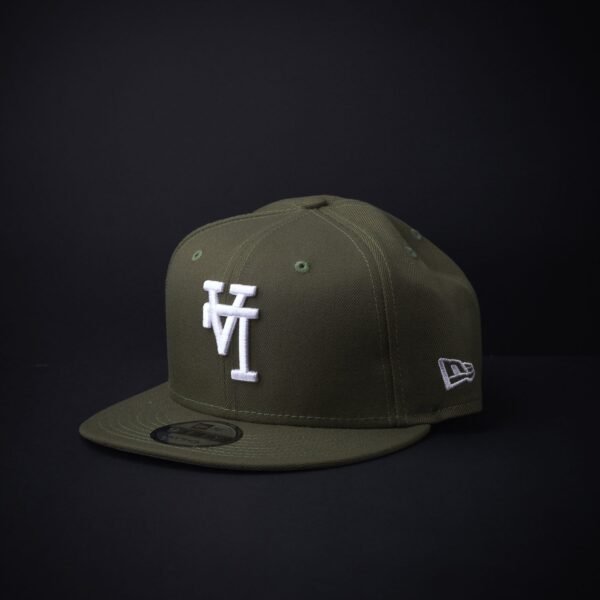 Gorra New Era 9Fifty Los Ángeles Snapback Color Verde Olivo