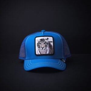 memoria 2-1854 Gorra Goorin Bros Trucker Niño Tiger Azul