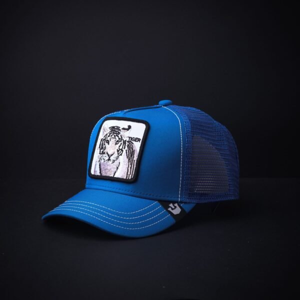 Gorra Goorin Bros Trucker Niño Tiger Azul