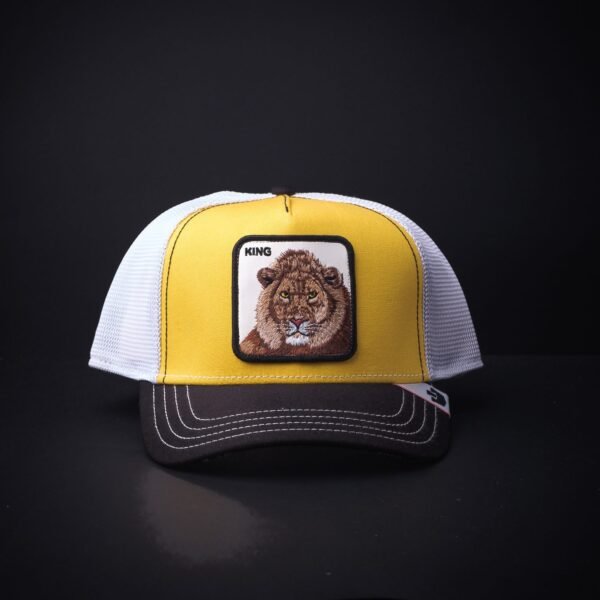 Gorra Goorin Bros Trucker King Amarilla/Blanco