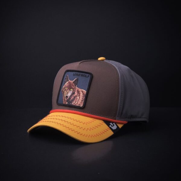 Gorra Goorin Bros Trucker  Lone Wolf Cafe Gris