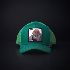 memoria 2-1916 Gorra Goorin Bros  Niño Trucker Boss Verde
