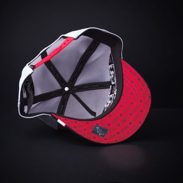 Gorra Goorin Bros Trucker Goat Roja Con Negro