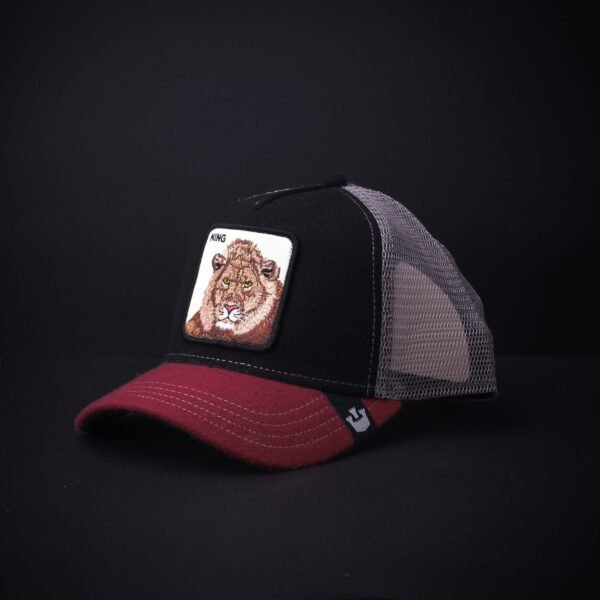 Gorra Goorin Bros King Negra Gris Rojo