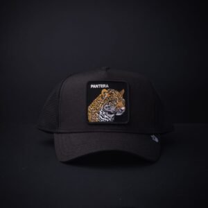 memoria 2-1958 Gorra Goorin Bros Trucker Pantera Leopardo Color Negra