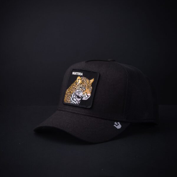 Gorra Goorin Bros Trucker Pantera Leopardo Color Negra