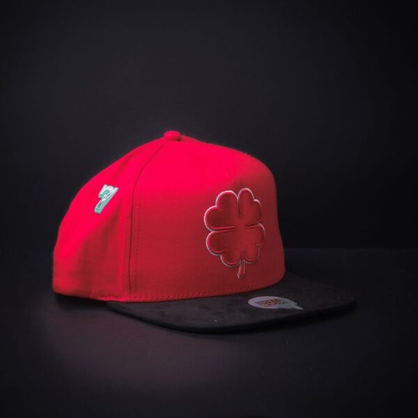 Gorra Mr Kash Luckin Trébol Color Roja