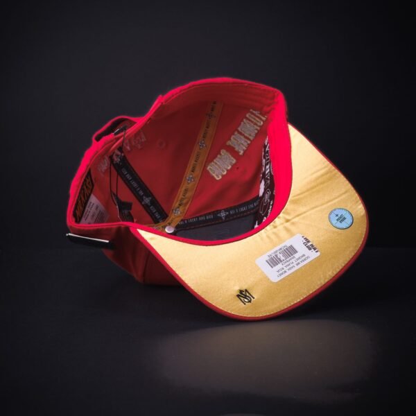Gorra Mr Kash Money Magnet Color Rojo Con Placa Snapback
