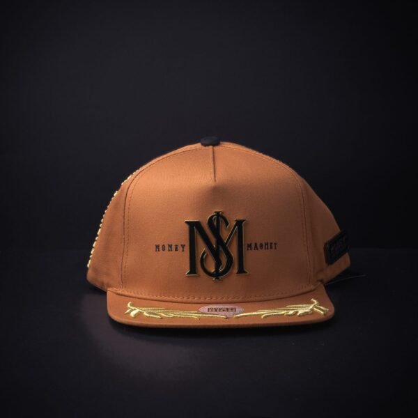 Gorra Mr Kash Money Magnet Brown Con Placa Snapback Clásica